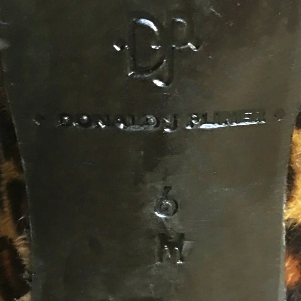 DONALD J PLINER Congo Hair Stiletto Chelsea Boots 🐆🐆 - Picture 12 of 16